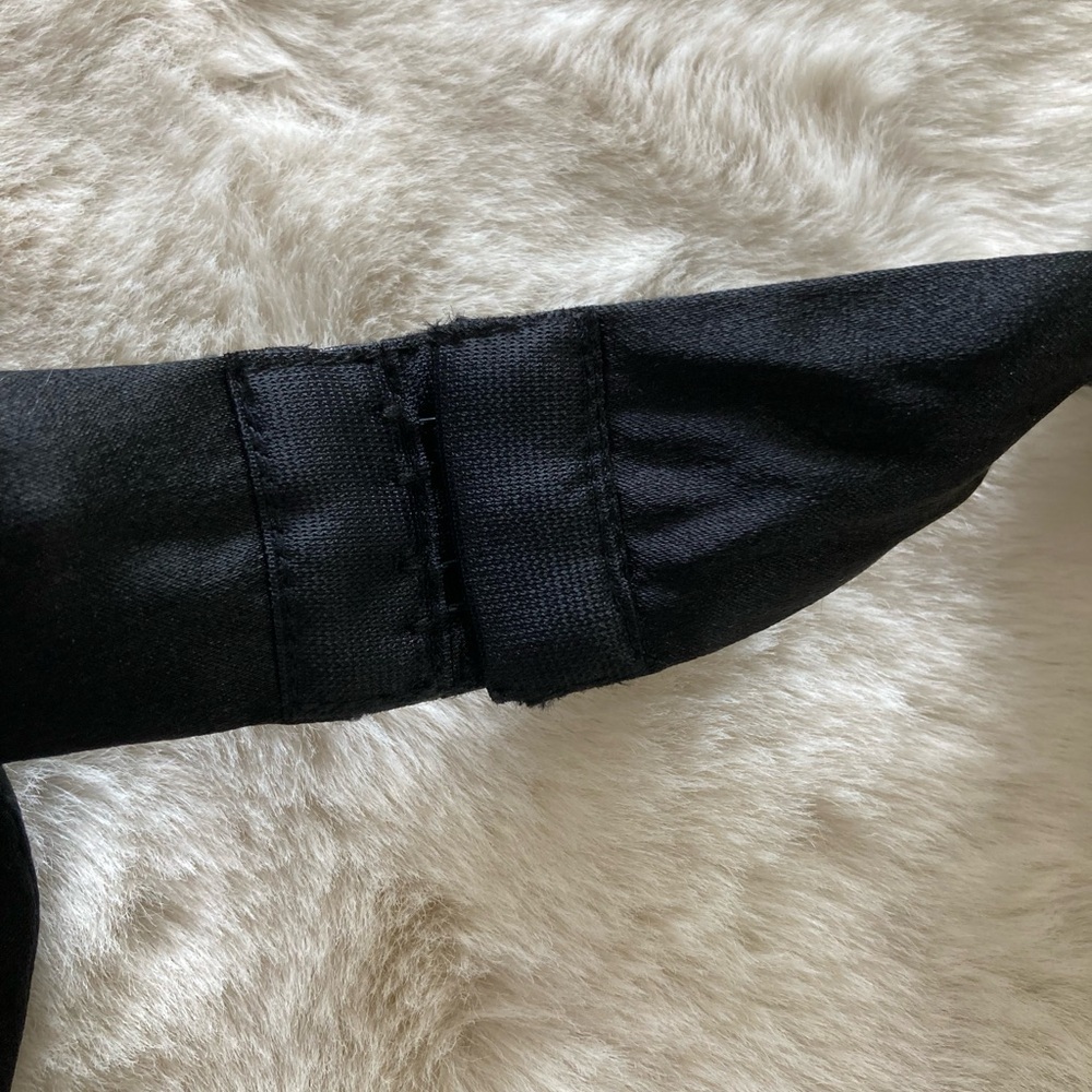 Marciano Little Black Dress, Sequin, Tuxedo Style, Extra Small, XS - Picture 7 of 10